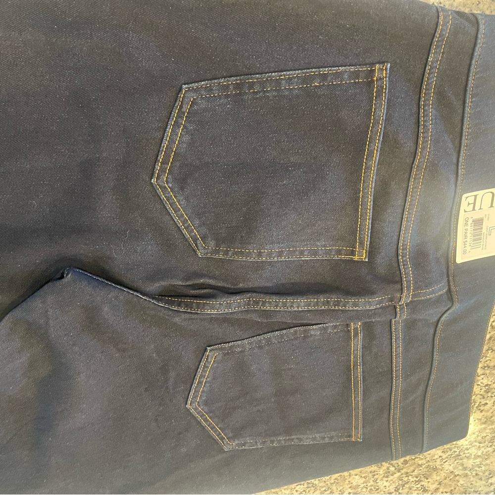 HUE 🦋Dark Blue Jeggings for Women 💙💙💙NWT💙💙 size Large - Picture 7 of 12